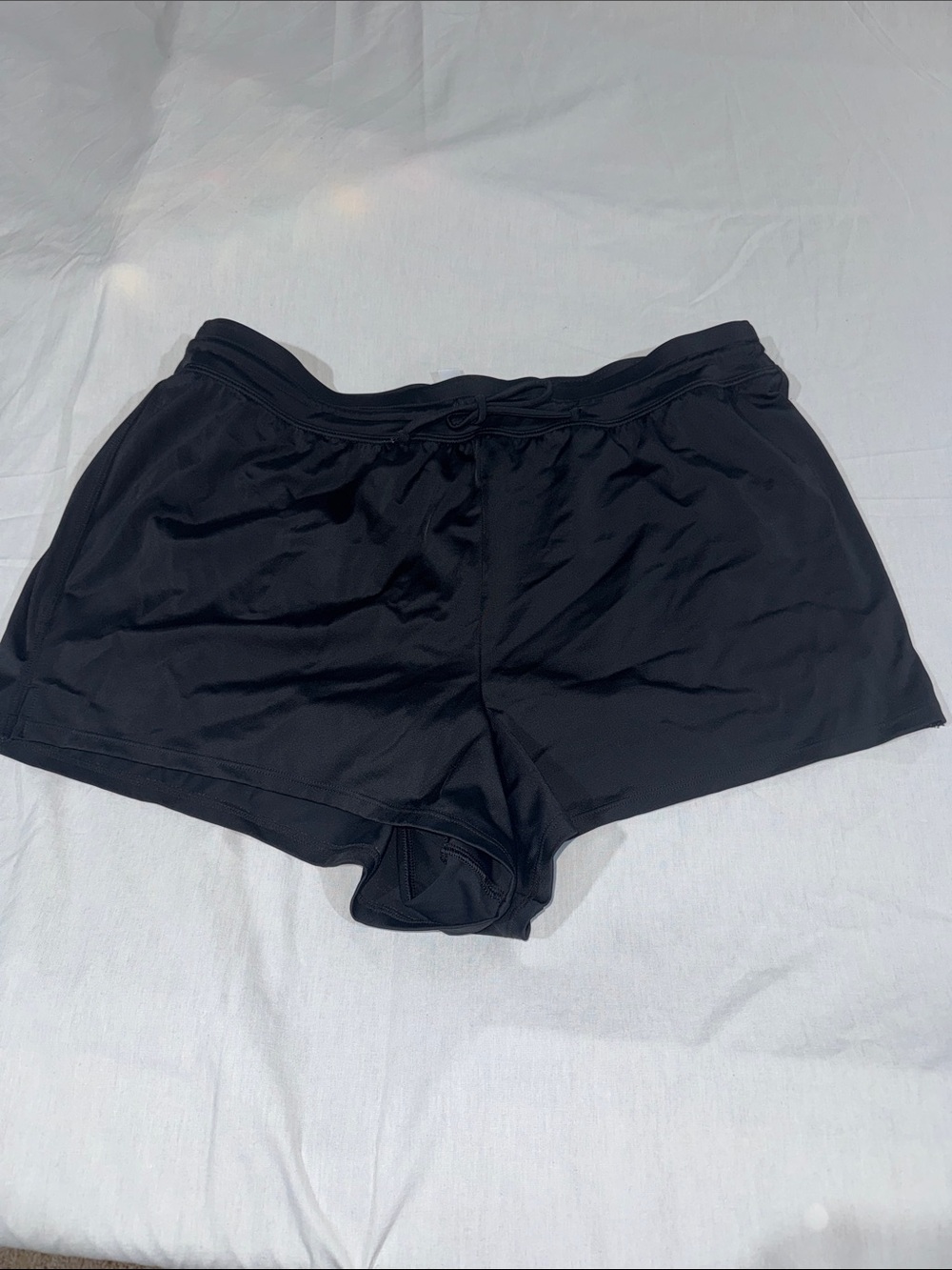 Cacique Black One-Piece Swim Short Cover